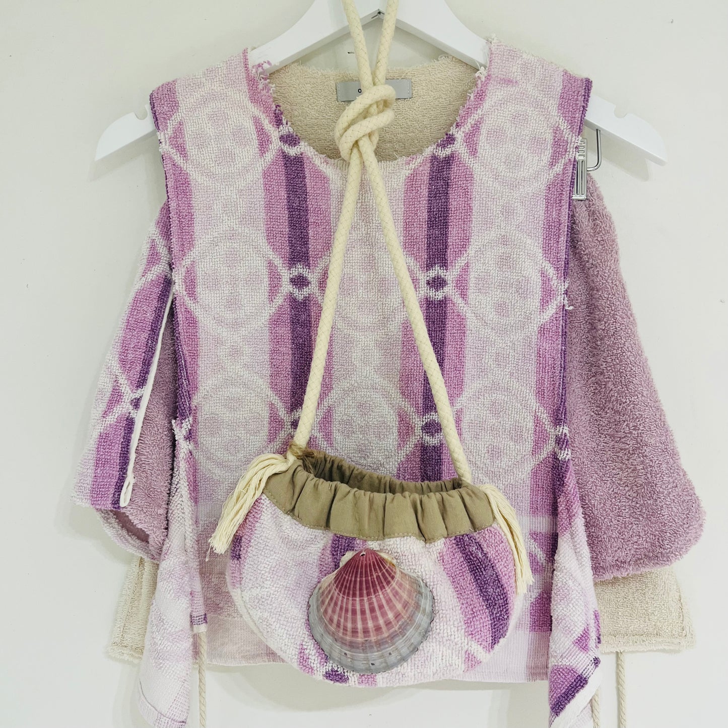 vintage Tie Top- lilac