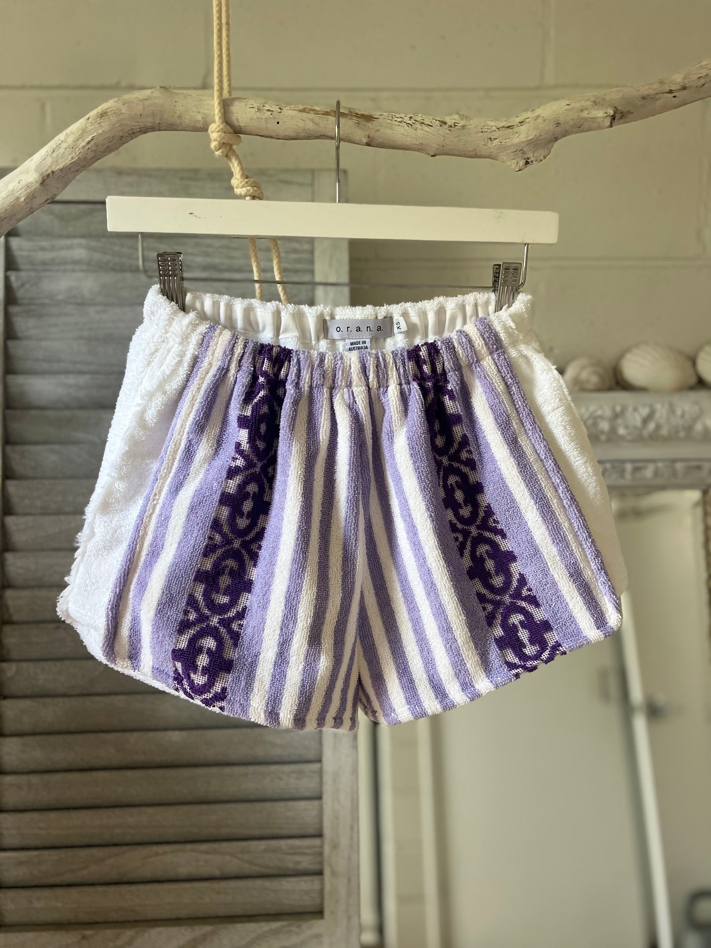 Vintage Short lilac stripe