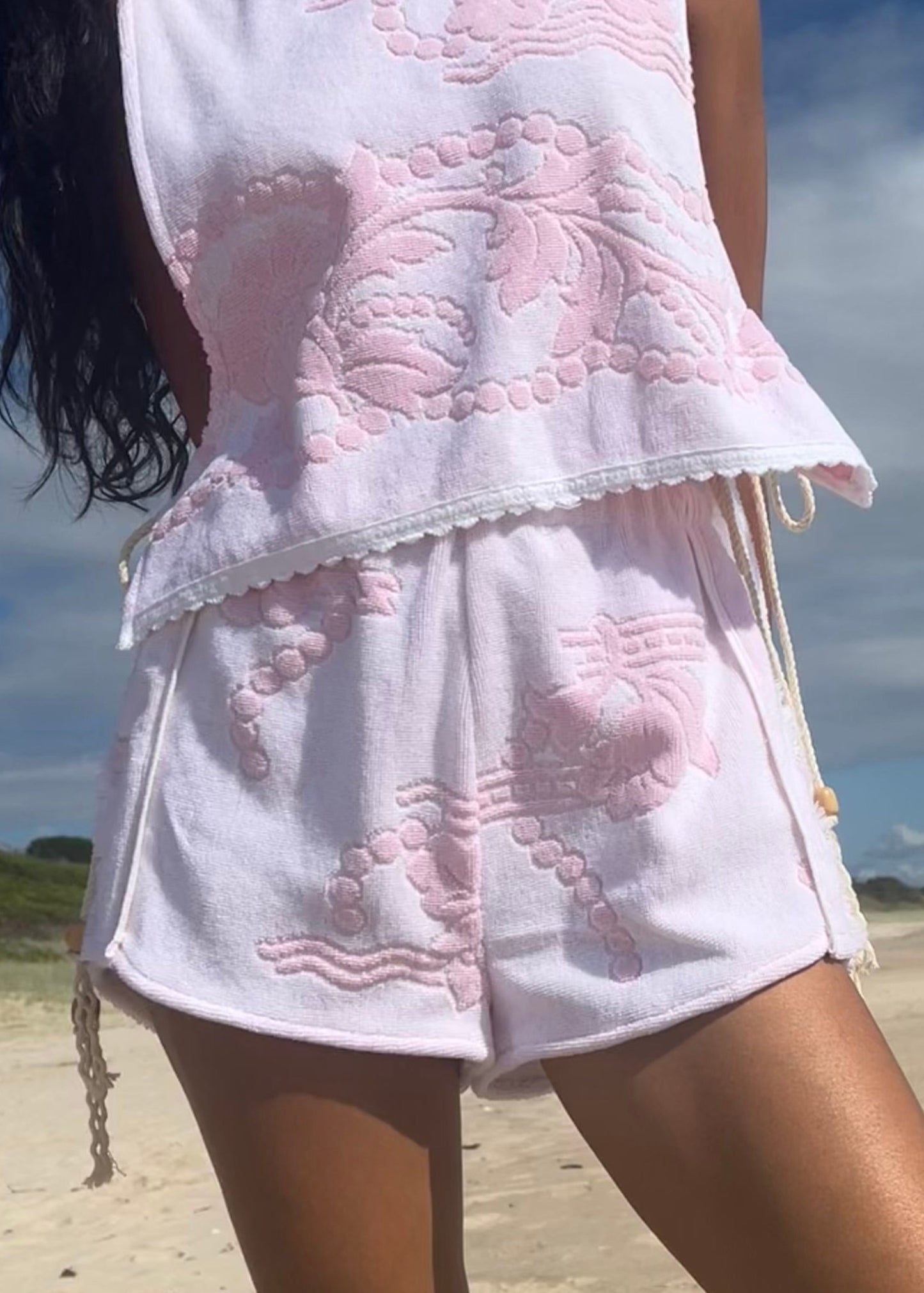 Vintage Short Shell Pink