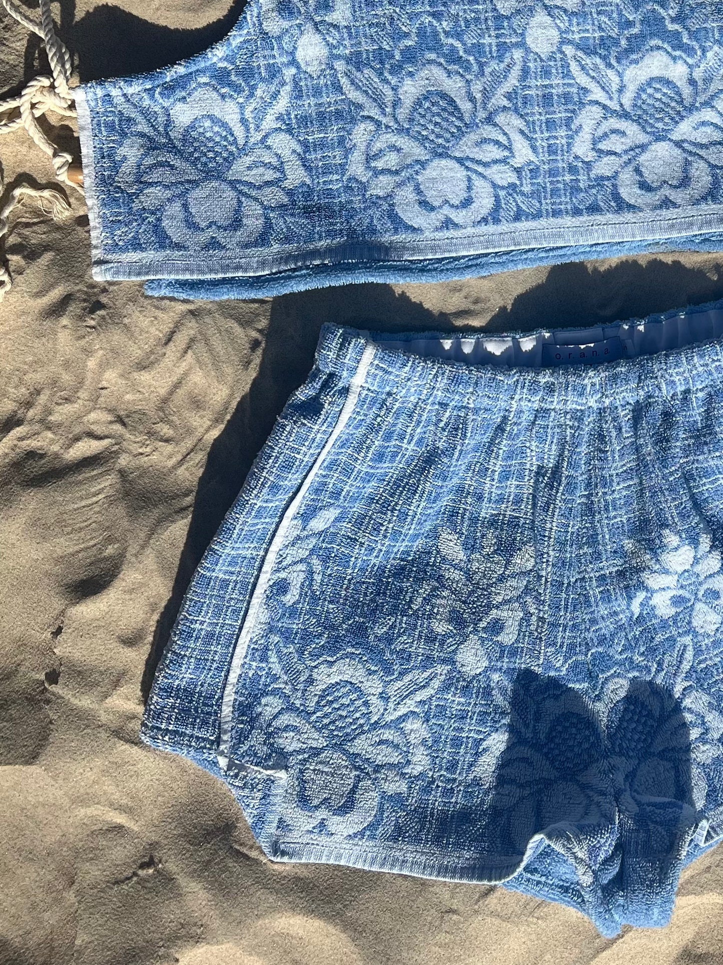 Vintage Short blue check